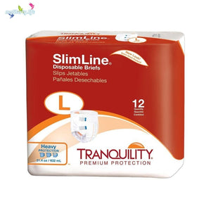 Tranquility SlimLine Original disposable Briefs - adult diapers for incontinence protection