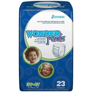 WonderPants Training Pants for boys or girls from Prevail 3T-4T packaging