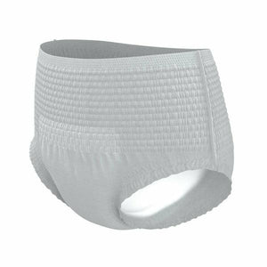 TENA ProSkin Protective disposable Underwear for Men for light bladder leak protection; 100% fully breathable technology product illustration; grey colour
