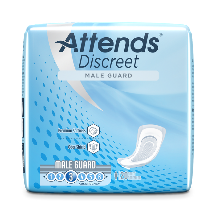 Attends Discreet Men's Guards for Bladder Leak