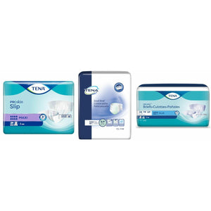 TENA Small Briefs line: ProSkin Slip Maxi, Small Briefs and ProSkin XS formerly Youth