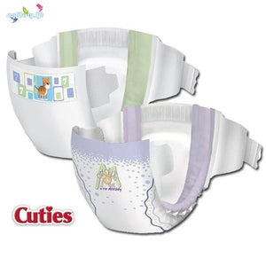 Cutie Baby Diaper From Newborn to size 6 Diaper for boys and girls, product illustration
